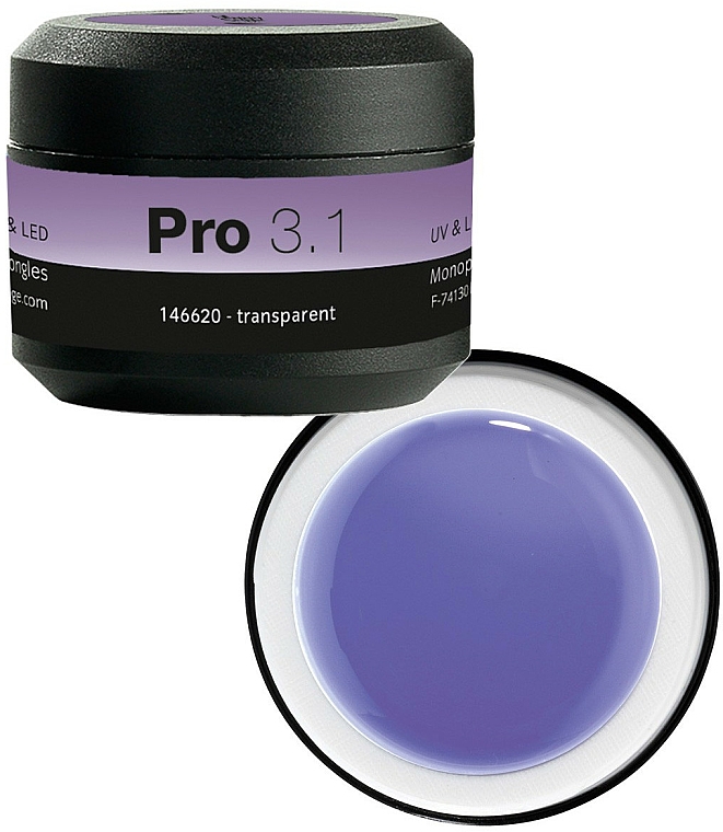Einphasiges Nagelgel transparent - Peggy Sage Pro 3.1 Gel Monophase UV&LED Transparent — Bild N1