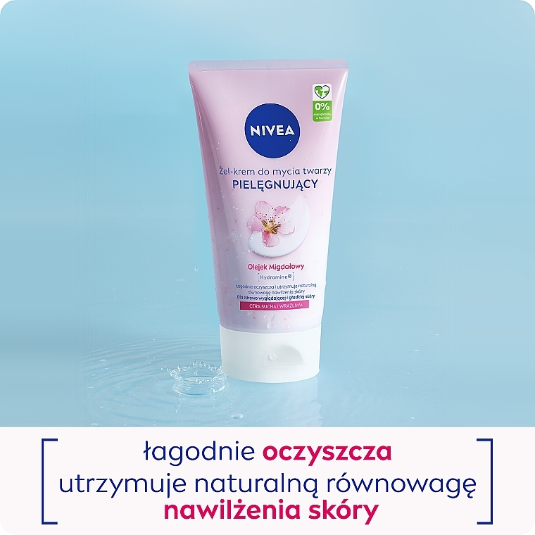 Pflegende Gesichtswaschcreme mit natürlichem Mandelöl für trockene und empfindliche Haut - NIVEA Visage Cleansing Soft Cream Gel — Bild N4
