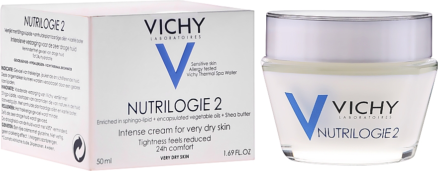 Intensive Gesichtscreme für sehr trockene Haut - Vichy Nutrilogie 2 Intensive for Dry Skin — Bild N1
