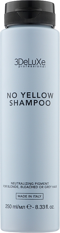 Shampoo gegen Gelbstich - 3DeLuXe No Yellow Shampoo — Bild N3