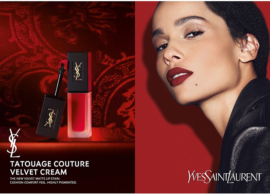 Flüssiger Lippenstift mit Kissenapplikator - Yves Saint Laurent Tatouage Couture Velvet Cream — Bild N5