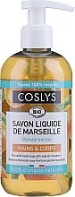 Düfte, Parfümerie und Kosmetik Flüssigseife mit Bio-Olivenöl und Mandarinenduft "Savon De Marseille" - Coslys Marselle soap Mandarin fragrance