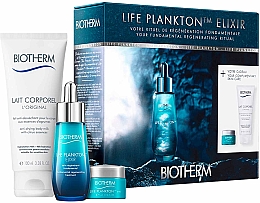 Gesichts- und Körperpflegeset - BiothermLife Plankton Elixir Set (Gesichtselixier 30ml + Augencreme 5ml+ Körperlotion 100ml) — Bild N1