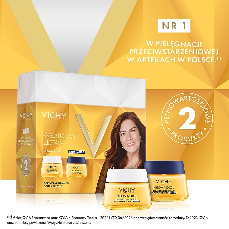 Gesichtspflegeset - Vichy Neovadiol Magistral (Tagesbalsam/50 ml + Nachtcreme/50 ml) — Bild N3