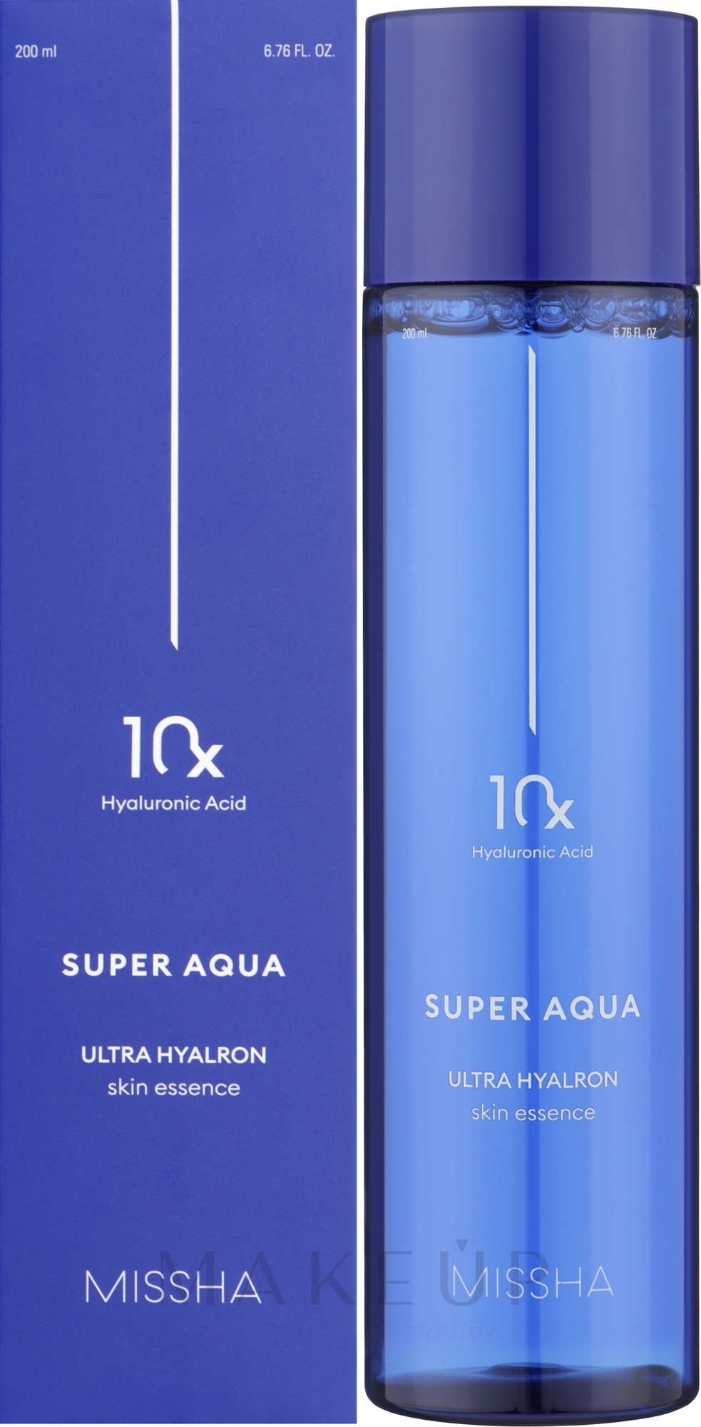 Feuchtigkeitsspendende Gesichtsessenz mit Hyaluronsäure - Missha Super Aqua Ultra Hyalron Skin Essence — Bild 200 ml
