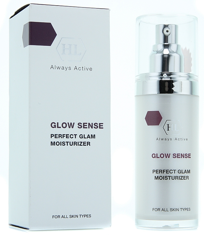 Feuchtigkeitsspendende Gesichtscreme mit natürlichem Glanz - Holy Land Cosmetics Glow Sense — Bild N1