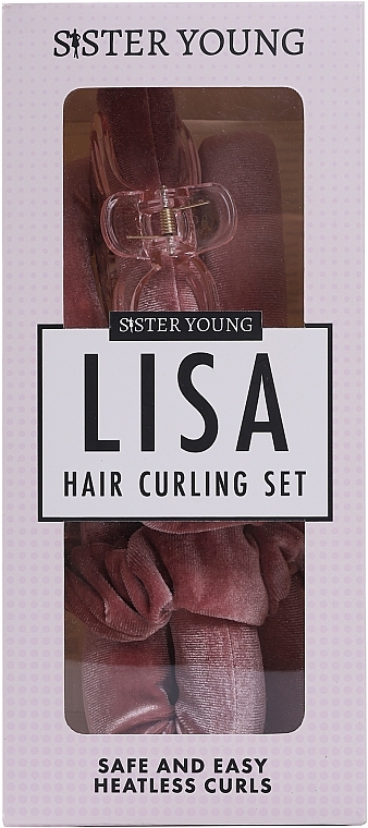 Haarlockenset - Sister Young Lisa HAir Curling Set Pink  — Bild N1