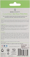 Augenpatches - Skin Academy Cucumber GEL Eye Patches — Bild N3