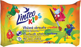 Düfte, Parfümerie und Kosmetik Sanfte und beruhigende Feuchttücher für Kinder 15 St. - Linteo Kids Creative
