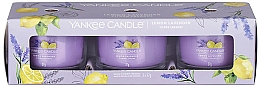 Düfte, Parfümerie und Kosmetik Duftkerzen-Set Zitrone und Lavendel - Yankee Candle Lemon Lavender (candle/3x37g)