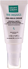 Regenerierende und ausgleichende Nachtcreme für das Gesicht gegen Hautunreinheiten mit Alpha-Hydroxysäuren und Probiotika - MartiDerm The Originals Pro-Reg 8 Cream — Bild N3