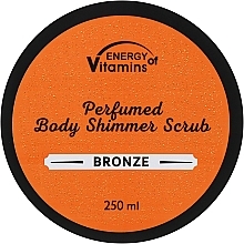 Düfte, Parfümerie und Kosmetik Parfümiertes schimmerndes Körperpeeling Bronze - Energy Of Vitamins