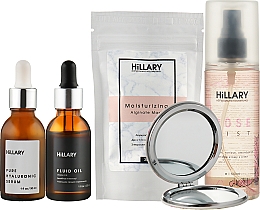 Düfte, Parfümerie und Kosmetik Gesichtspflegeset - Hillary Face Skin Recovery (ser/30ml + f/oil/30ml + mask/30g + mist/120ml + mirror)