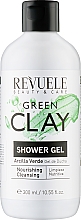 Pflegendes und reinigendes Duschgel mit grünem Ton - Revuele Green Clay Shower Gel — Bild N1