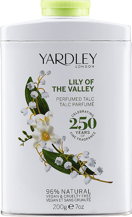 Yardley Contemporary Classics Lily Of The Valley - Parfümiertes Talkum mit Maiglöckchenduft — Bild N2