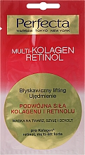 Düfte, Parfümerie und Kosmetik Gesichts-, Hals- und Dekolletémaske mit Liftingeffekt - Perfecta Multi-Kollagen Retinol