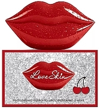 Düfte, Parfümerie und Kosmetik Hydrogel-Lippenmaske mit Kirschextrakt - Love Skin