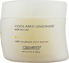Düfte, Parfümerie und Kosmetik Körperpeeling Pfefferminz-Limonade  - Giovanni Cool Mint Lemonade Salt Scrub
