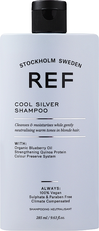 Farbschützendes Haarshampoo mit Quinoa-Protein und Blaubeeröl - REF Cool Silver Shampoo — Bild N3