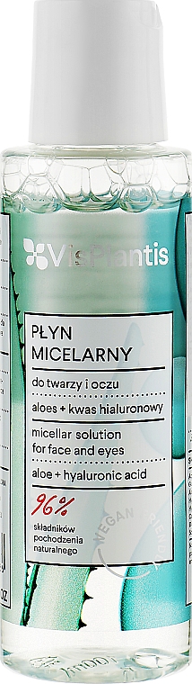 3in1 Mizellenwasser mit Aloe - Vis Plantis Herbal Vital Care Micellar Solution 3in1