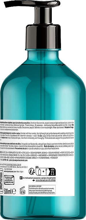 Beruhigendes Shampoo - L'Oreal Professionnel Scalp Advanced Niacinamide Dermo-Regulator Shampoo — Bild N3