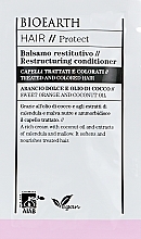 Farbschützender Balsam für coloriertes Haar - Bioearth Hair Restructuring Conditioner (Probe)  — Bild N1