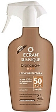 Düfte, Parfümerie und Kosmetik Sonnenschutzspray-Lotion mit Bronzer SPF 50 - Ecran Sunnique Broncea+ Lotion Spf50