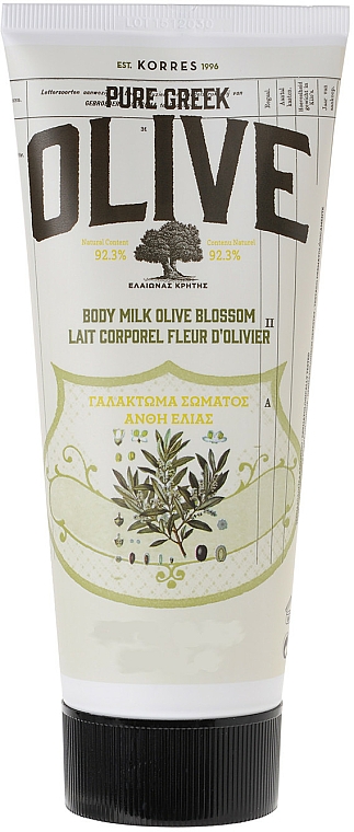 Körpermilch mit Olivenblüten - Korres Pure Greek Olive Body Milk Olive Blossom — Bild N1