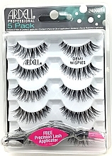 Set Künstliche Wimpern und Applikator - Ardell 5 Pack Demi Wispies Lashes — Bild N1