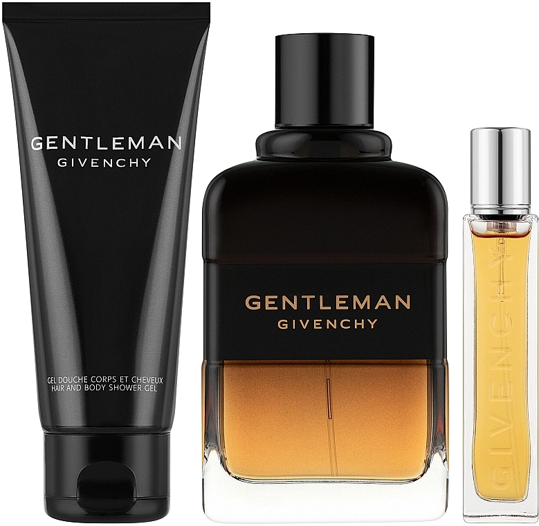 Givenchy Gentleman Reserve Privee - Duftset (Eau de Parfum 100 + Duschgel 75ml + Eau de Parfum 12.5ml)  — Bild N1
