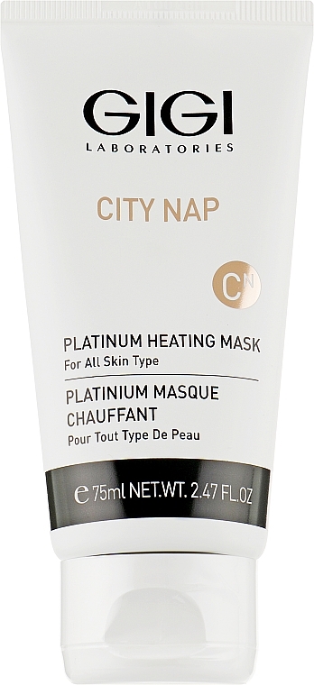 Gesichts- und Dekolletémaske aus Platin - Gigi City NAP Platinum Heating Mask — Bild N1