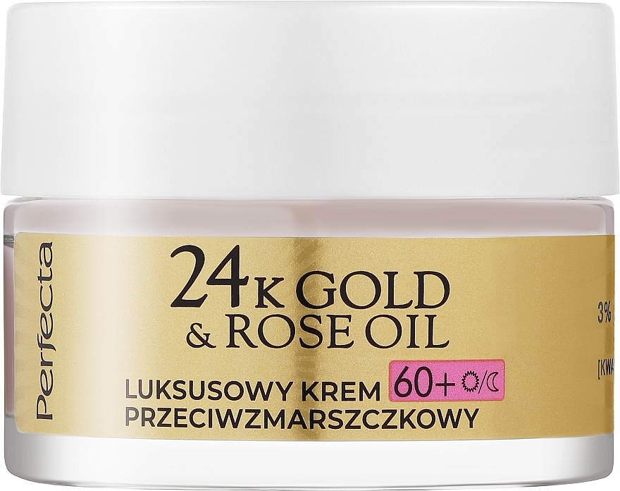 Anti-Falten-Gesichtscreme - Perfecta 24k Gold & Rose Oil Anti-Wrincle Cream 60+ — Bild N2