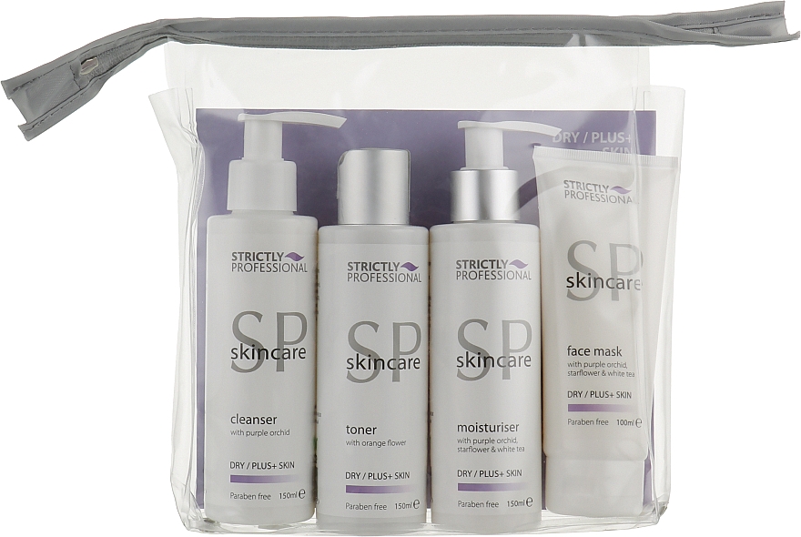 Set für trockene alternde Haut - Strictly Professional SP Skincare (cleanser/150ml + toner/150ml + moisturiser/150ml + mask/100ml) — Bild N1