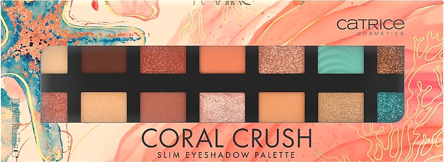 Lidschatten-Palette - Catrice Coral Crush Slim Eyeshadow Palette  — Bild N2