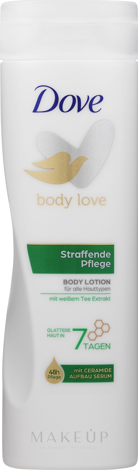 Glättende Körperlotion mit Extrakt von weißem Tee - Dove Pflege Plus Glattende Body Lotion — Bild 250 ml