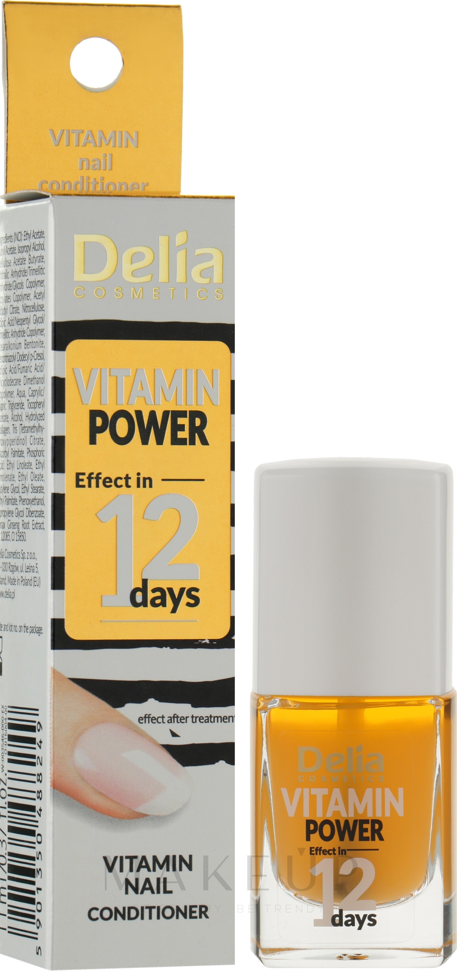 Nagelconditioner mit Vitaminen - Delia Cosmetics Power Of Vitamins Nail Conditioner — Bild 11 ml