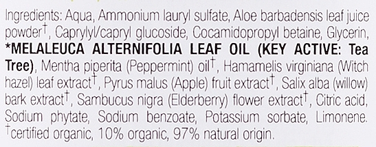 Duschgel mit Teebaumextrakt - Dr. Organic Bioactive Skincare Tea Tree Body Wash — Bild N3
