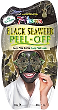 Düfte, Parfümerie und Kosmetik Peel-Off Maske für das Gesicht mit Schwarzalgen - 7th Heaven Black Seaweed Peel Off Mask