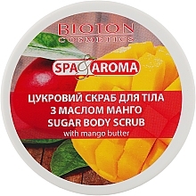 Zuckerpeeling für den Körper mit Mangobutter - Bioton Cosmetics Spa & Aroma — Bild N1