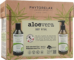 Düfte, Parfümerie und Kosmetik Set - Phytorelax Laboratories Aloe Vera Body Ritual Cocco (sh/gel/250ml + b/cr/250ml)