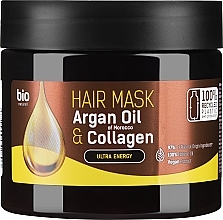 Haarmaske Argan Oil of Morocco & Collagen - Bio Naturell Hair Mask — Bild N1