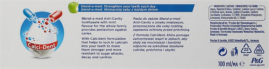 Zahnpasta Anti-Cavity Family Protection - Blend-a-med Anti-Cavity Family Protect Toothpaste — Foto N3