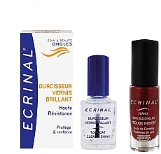 Düfte, Parfümerie und Kosmetik Nagelpflegeset - Ecrinal Rouge Passion (Nagelüberlack 10ml + Nagellack 6ml)