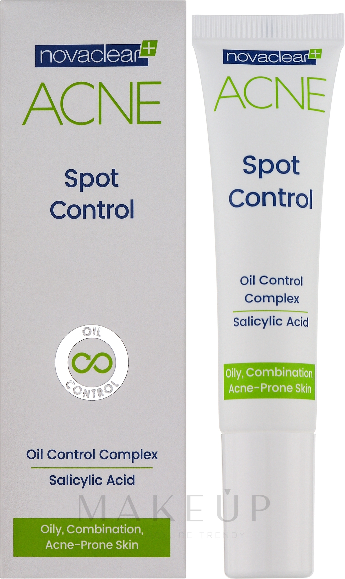Gesichtsgel mit Salicylsäure gegen Akne - Novaclear Acne Spot Control — Foto 10 ml