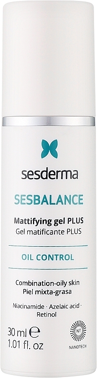 Gesichtsgel - SesDerma Laboratories Sesbalance Mattifying Gel Plus — Bild N1