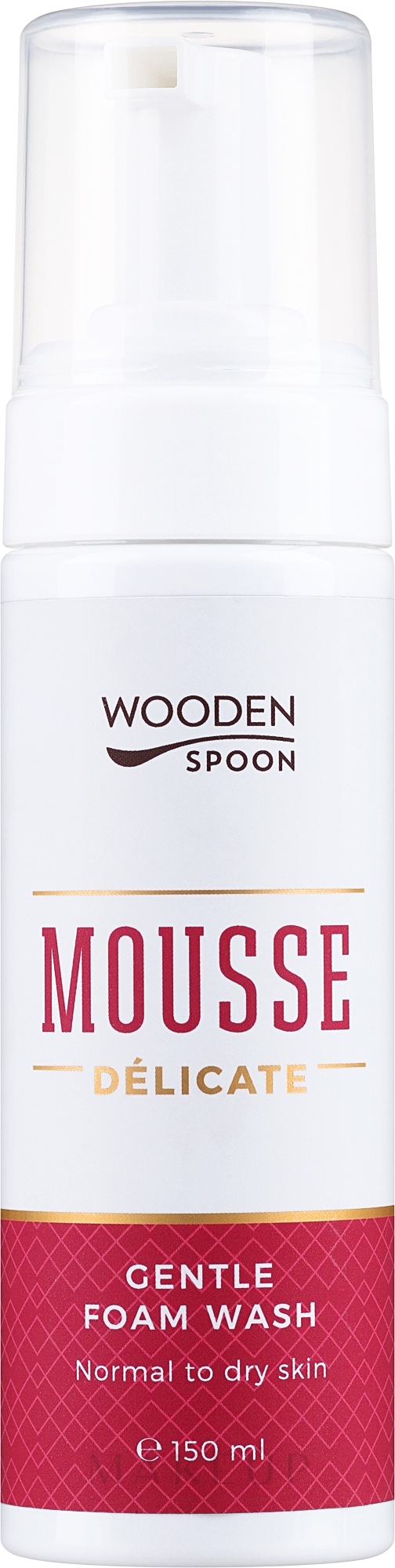 Waschschaum - Wooden Spoon Mousse Delicate Gentle Foam Wash — Bild 150 ml