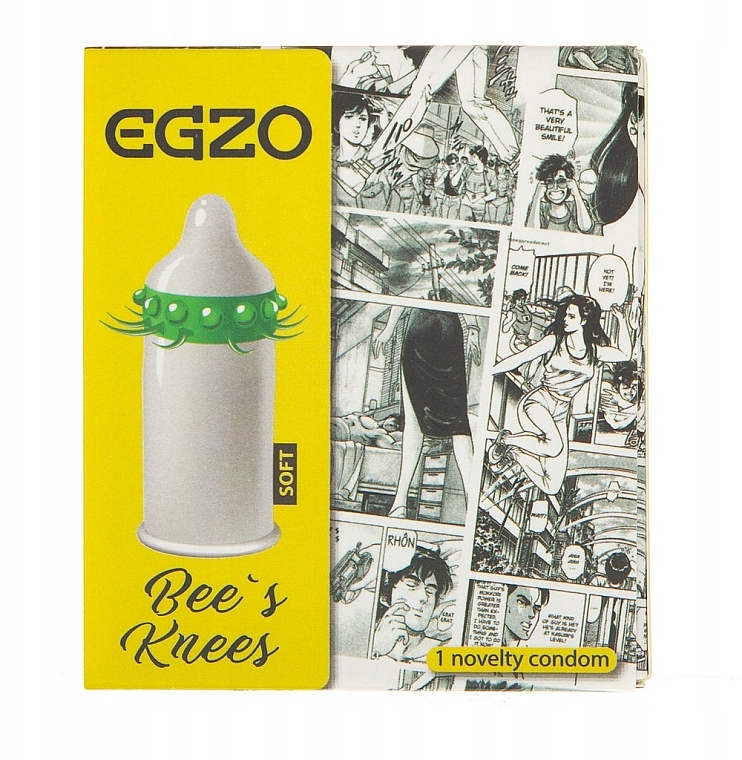 Kondom mit Stacheln Bees Knees - Egzo — Bild N2