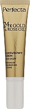 Düfte, Parfümerie und Kosmetik Anti-Falten-Augencreme - Perfecta 24k Gold & Rose Oil Anti-Wrincle Eye Cream 