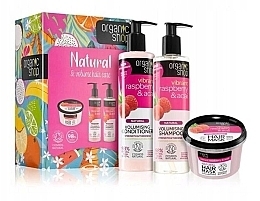 Düfte, Parfümerie und Kosmetik Set - Organic Shop Natural & Volume Hair Care (shm/280ml + cond/280ml + mask/250ml)