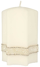 Düfte, Parfümerie und Kosmetik Dekorative Kerze 9x14 cm weiß - Artman Crystal Pearl Candle